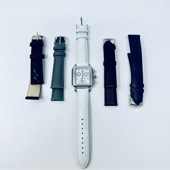 MICHELE DECO WATCH SET WITH STRAPS - Picture 6 of 10